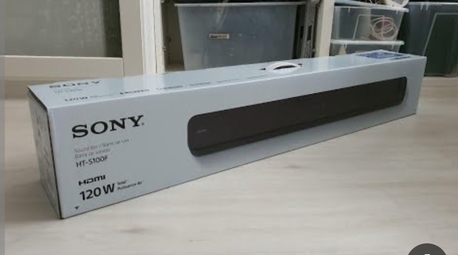 SAR 250,  Sony HT-S100F Soundbar – Like New With Box