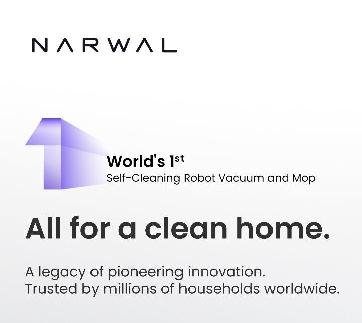 SAR 3499,  5th Generation (2026) Narwal Robot Vacuum And Mop Combo From Agent