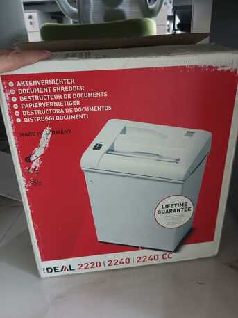 SAR 1400,  IDEAL 2220, 2240 & 2240 CC Paper Shredders For Sale. Excellent Condition, Heavy-duty Germa photo 2