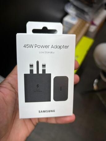 SAR 55,  Samsung 45W Adaptor, Apple 20W Adapter , Apple C2C Cable