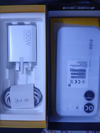SAR 950,  Poco Xiaomi Mi Poco X8 Pro White 256gb 3 Days Used (Fixed Price)