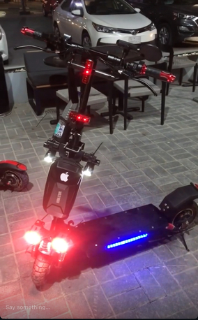 SAR 1800,  Dual Motor Scooter (Dual-Hub Brushless DC Motor ; 2000W (1000W X 2) All Accesories Include