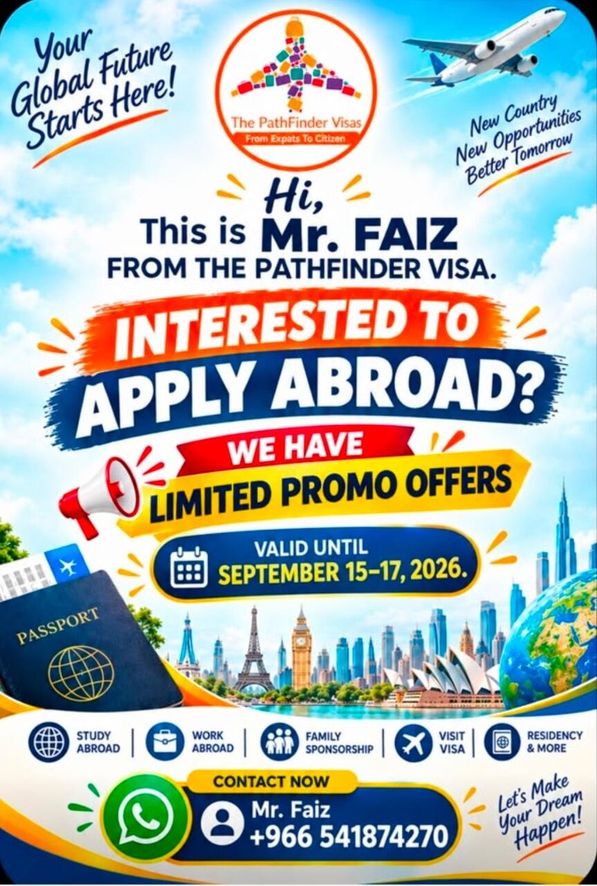 Urgent Hiring For Europe, Canada And Australia