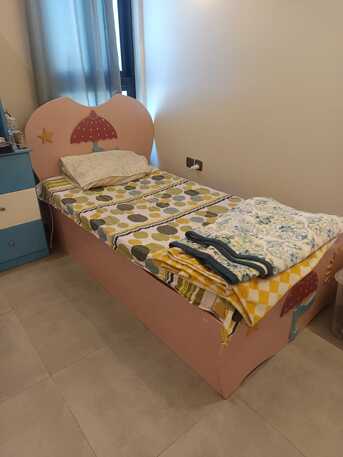 SAR 1200,  Two Kids Bed Set, Cupboard  And Study Table photo 1