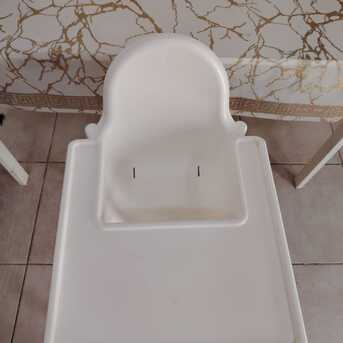 SAR 30,  Used IKEA Baby High Chair With Tray photo 2