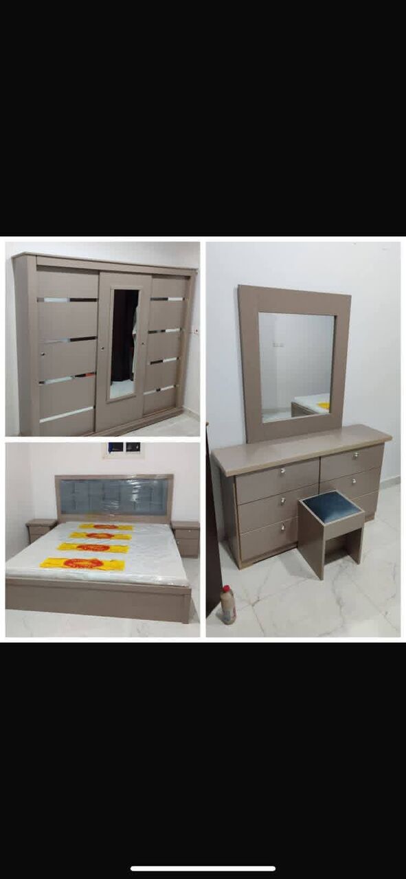 King Size Camplete Bedroom Set With Mattress Dalaviery & Instaltoin Free