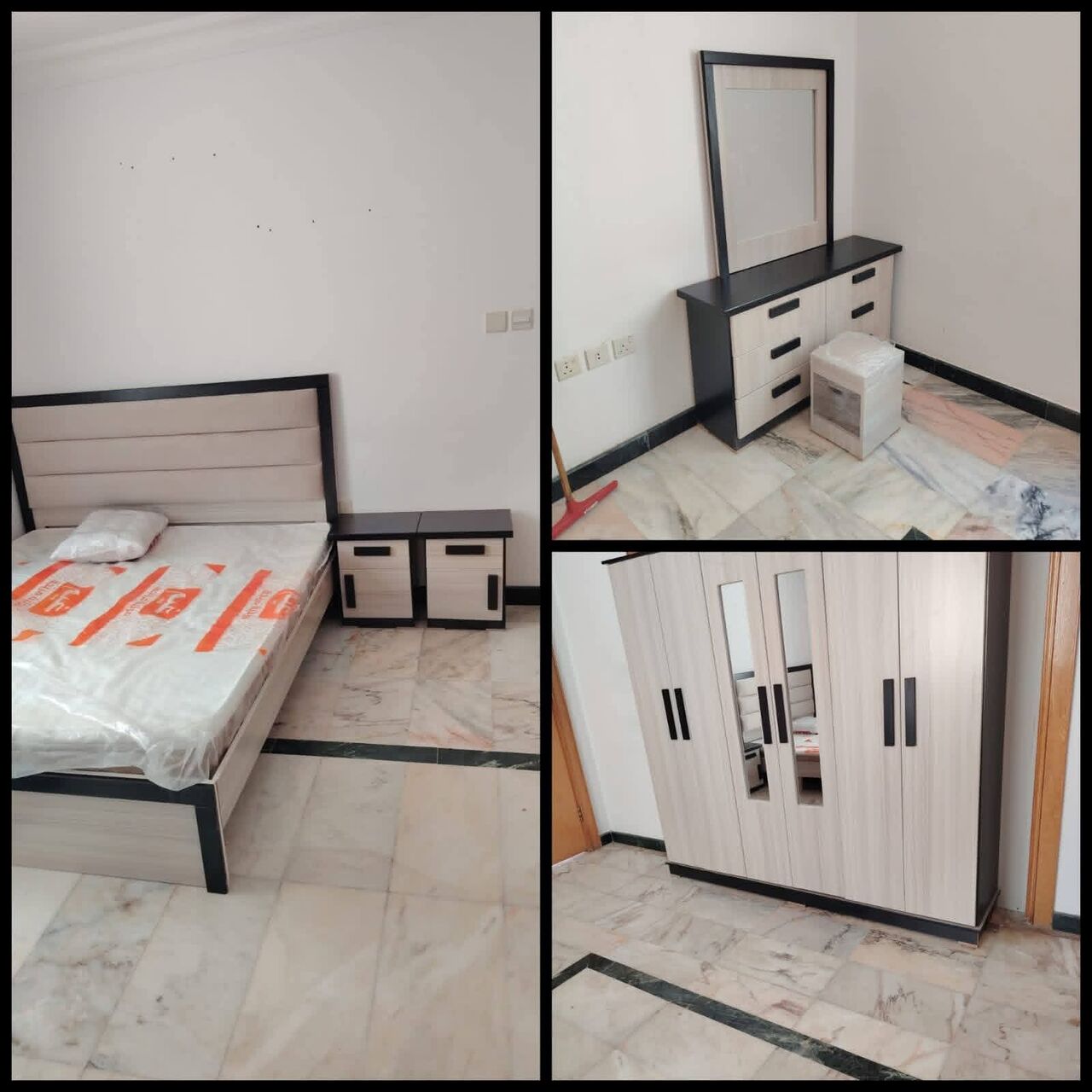 King Size Camplete Bedroom Set With Mattress Dalaviery & Instaltoin Free photo 2