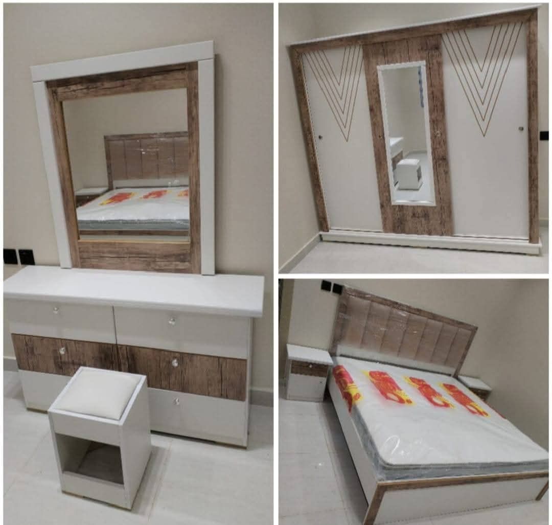 King Size Camplete Bedroom Set With Mattress Dalaviery & Instaltoin Free photo 3