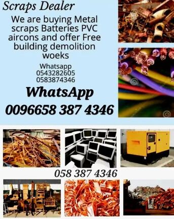 Scrap Items Buyer Iron Steel Electrical Cables Wire Copper Scrap Metal Scrap Riyadh Scrap photo 1