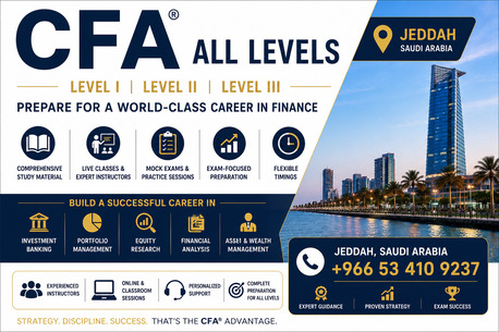 The Complete CFAÂ® Preparation Program@ Jeddah photo 1