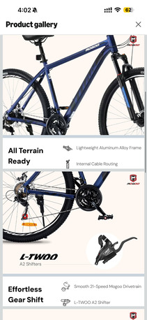SAR 650,  Bicycle For Adults Age 14 Onwards (almost New) photo 2