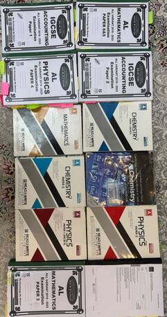 SAR 10,  Alevel And IGCSE Pastpapers And Chemistry Alvels Coursebook photo 1