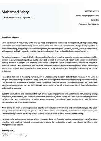 Chief Accountant / Deputy CFO Looking For A Job photo 2
