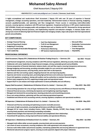 Chief Accountant / Deputy CFO Looking For A Job photo 3