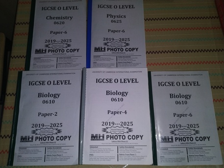 SAR 50,  Cambridge IGCSE/O Level Past Papers Topical And Yearly For Sale photo 2