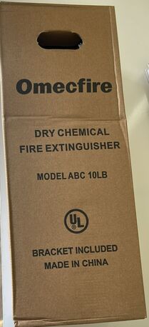 UL Listed OMECFIRE 10 LB DRY CHEMICAL Fire Extinguisher, Supplier In Dammam photo 2