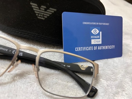 SAR 500,  Emporio Armani EyeGlass With Essilor Lense (France) photo 2
