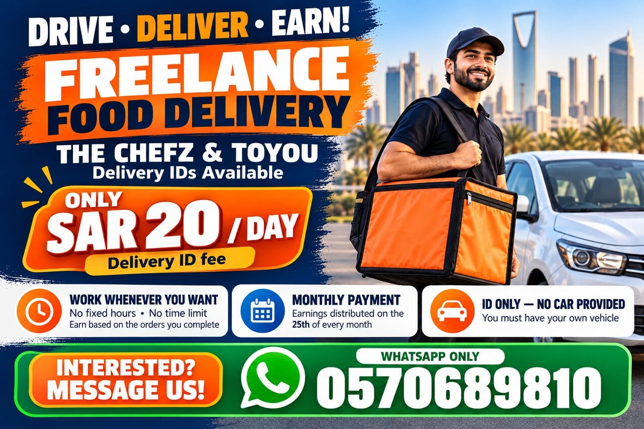 CHEFZ AND TOYOU ID AVAILABLE ( FREELANCER)