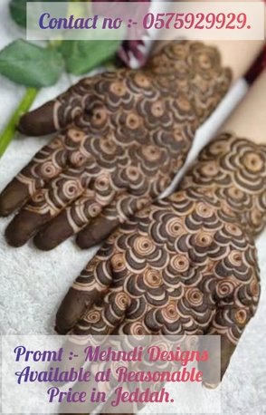 Professional Mehndi Artist Available In Al Rehab Jeddah photo 3