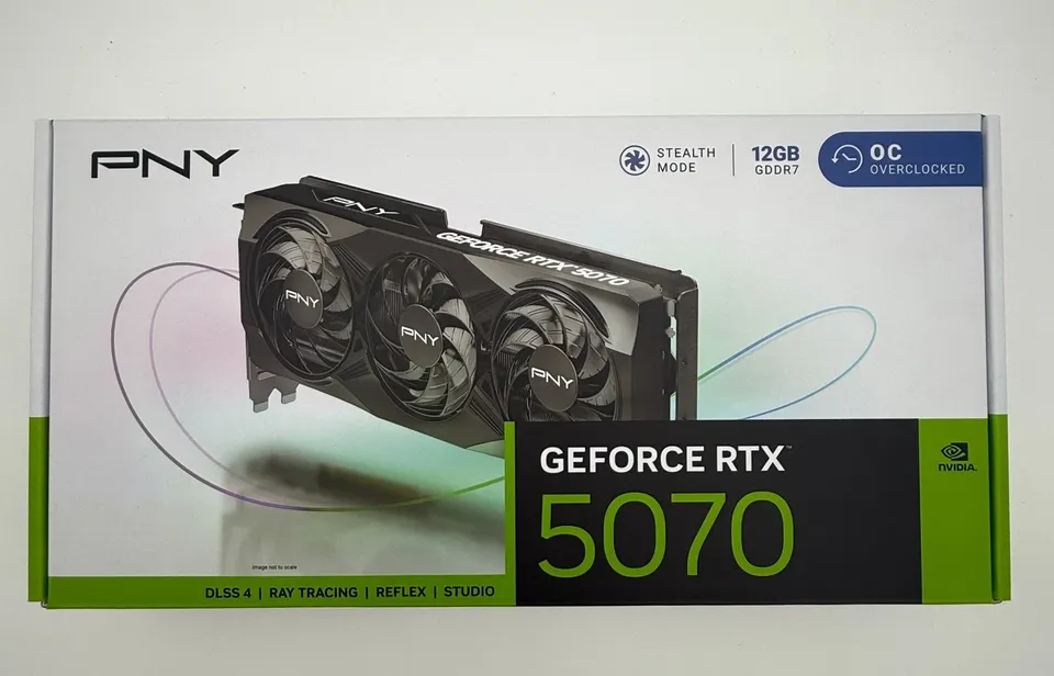 SAR 2850,  PNY NVIDA RTX 5070 12 GB photo 1