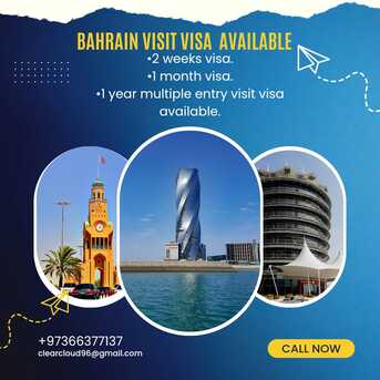 Visit Visa Available For Saudi To Bahrain photo 1