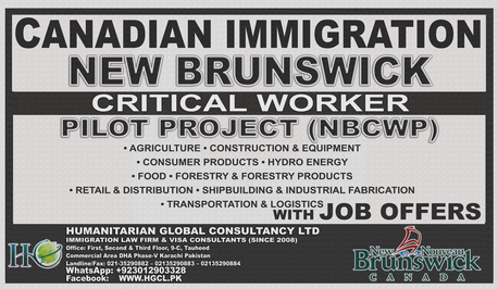 New Brunswick Critical Worker Pilot Nominee Program photo 1