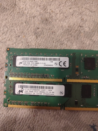 SAR 70,  6 GB (4+2) DDR3 PC Ram For Sale photo 1