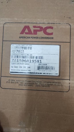 1000,  APC AP7921 Electric Rack PDU, Switched, 1U, 16A, 208/230V, (8)C13 photo 1